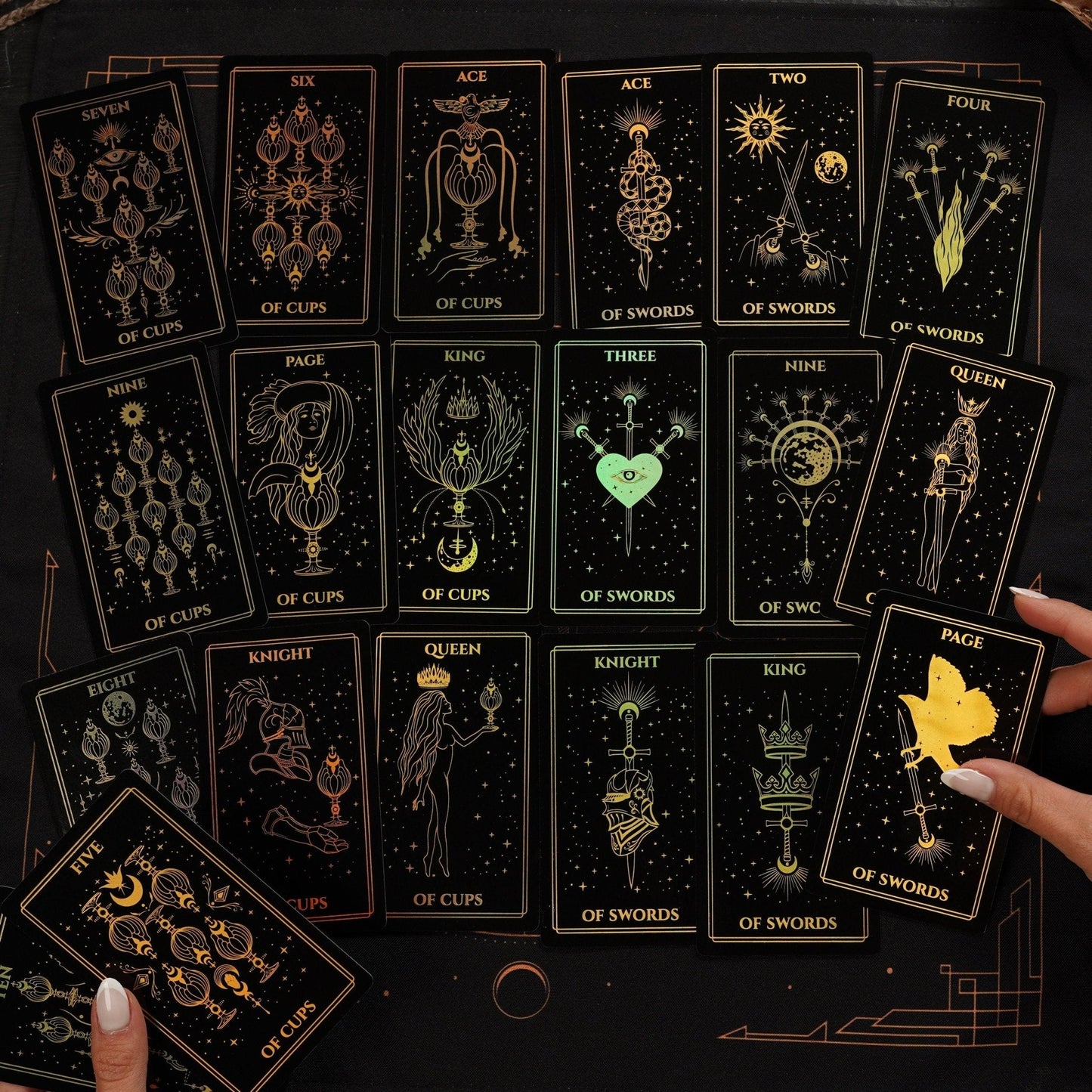 Moonlight Gold Rainbow Foil