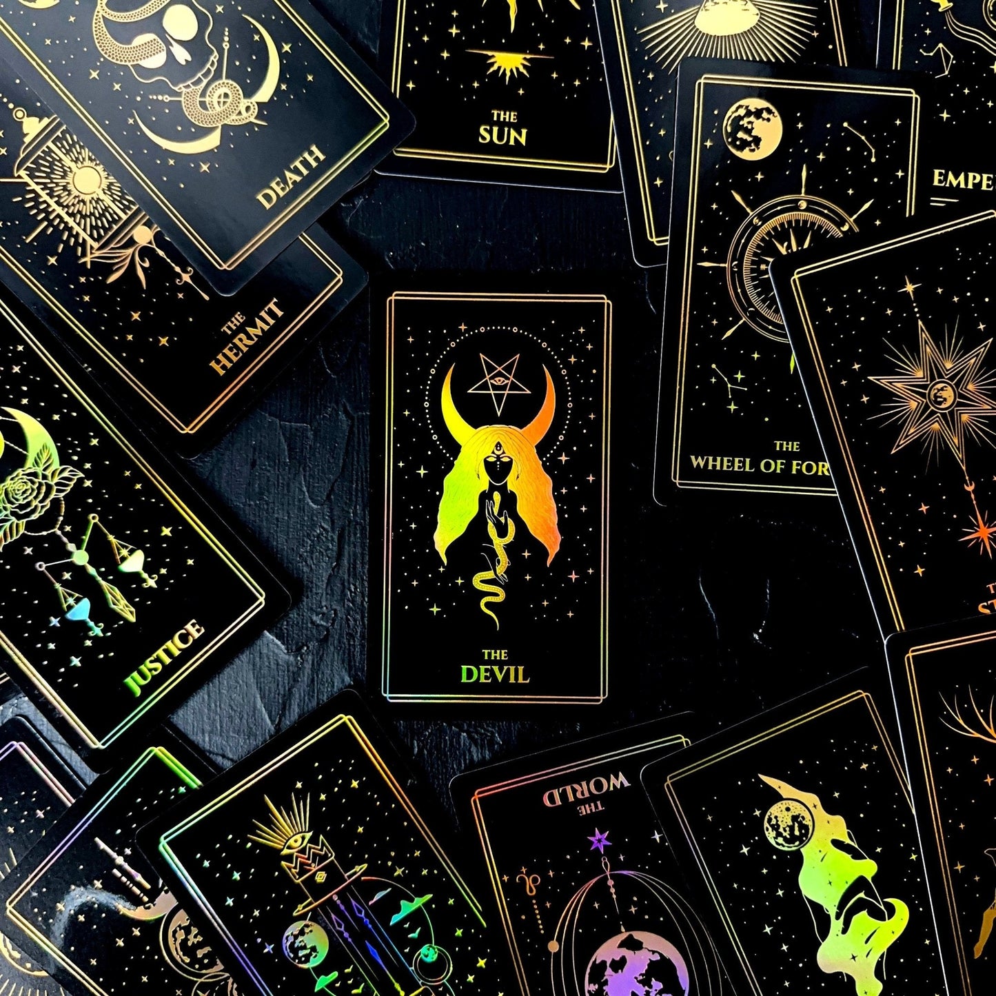 Moonlight Gold Rainbow Foil